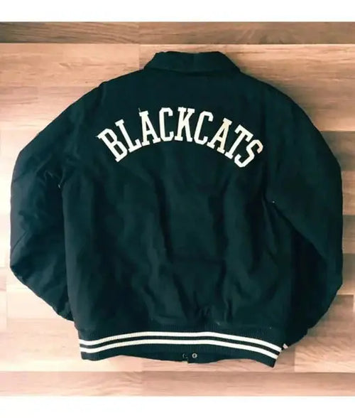 10 Deep Black Cats Jacket Buzbee Jackets
