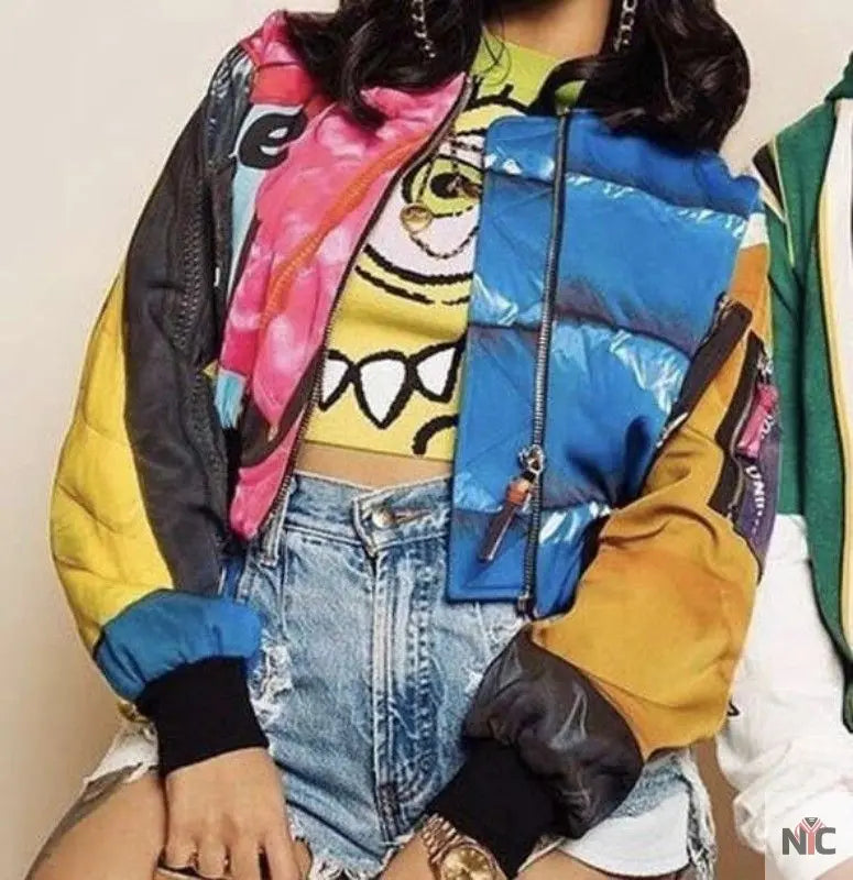 Cardi B Finesse Printed Bomber Jacket Buzbee Jackets