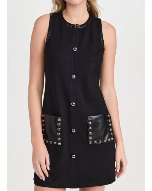 Only Murders in The Building Selena Gomez Studded Mini Dress