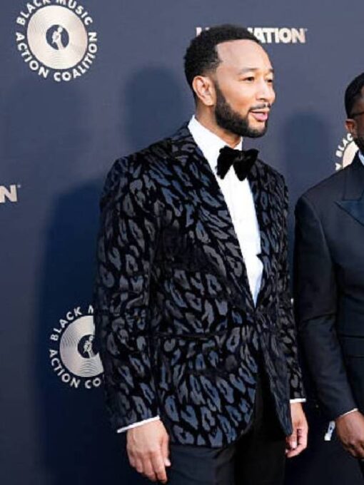 2025 ANNUAL BMAC Gala John Legend Printed Blazer
