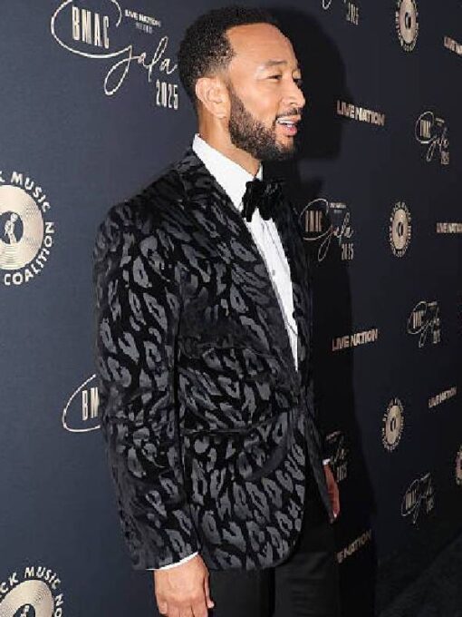 2025 ANNUAL BMAC Gala John Legend Printed Blazer