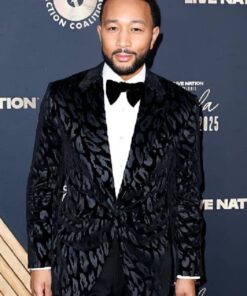 2025 ANNUAL BMAC Gala John Legend Printed Blazer