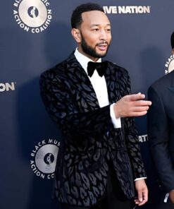 2025 ANNUAL BMAC Gala John Legend Printed Blazer