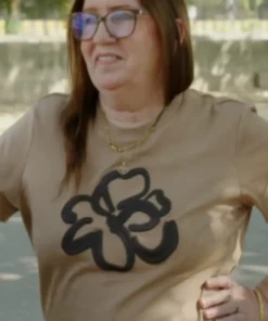 Stand out with Jenny's flower print shirt from 90 Day Fiance: The Other Way Season 7. A vibrant addition to any wardrobe!