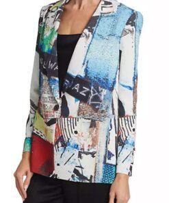 Beat Shazam S07 Corinne Foxx Graffiti Print Blazer