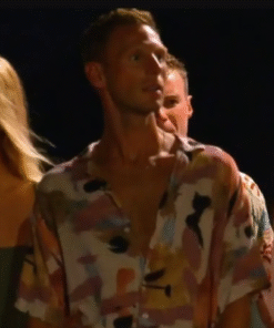 Below Deck S12 Fraser Olender Multicolor Print Shirt