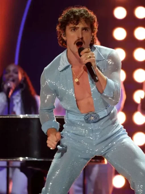 Benson Boone Blue Jumpsuit