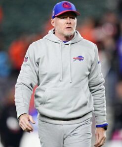 Buffalo Bills Coach Sean McDermott Grey Hoodie