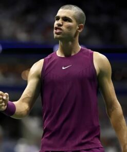 2025 US Open Carlos Carlos Alcaraz Purple Tank Top