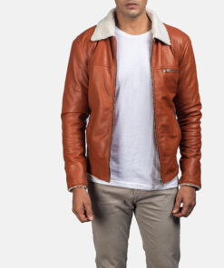 Dan Frost Tan Shearling Jacket