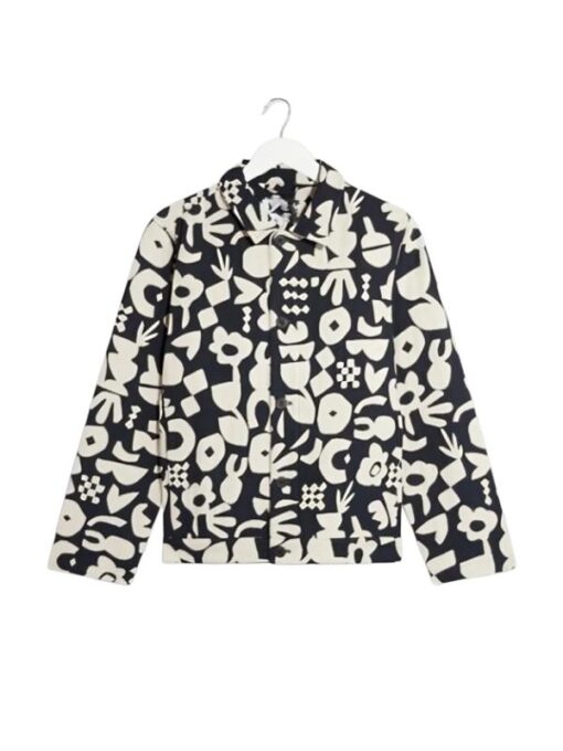 Dirty Laundry S05 Black & White Floral Print Jacket