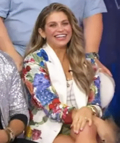 Discover the stylish Good Morning America Danielle Fishel Floral Blazer, perfect for adding a pop of color to your wardrobe. Shop now for trendy looks!
