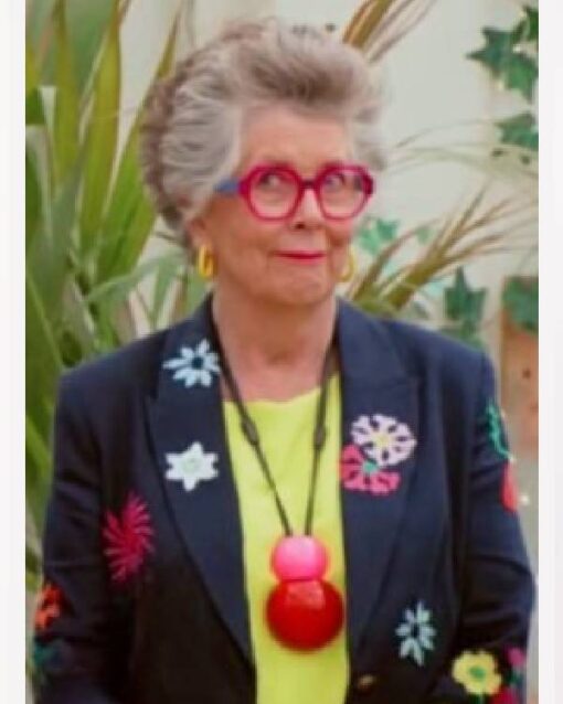 Great British Bake Off Prue Leith Floral Print Blazer