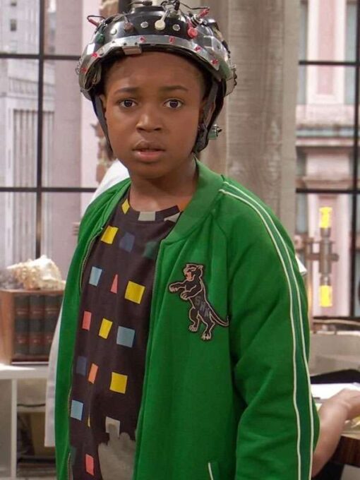 Issac Ryan Brown Ravens Home Green Jacket