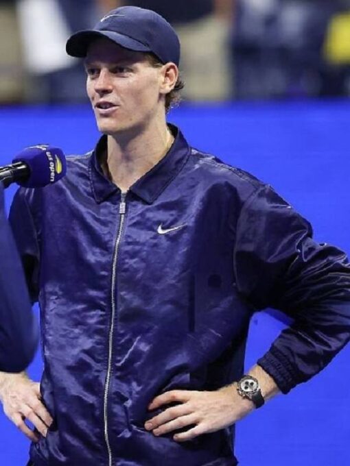 2025 US Open Jannik Sinner Blue Jacket