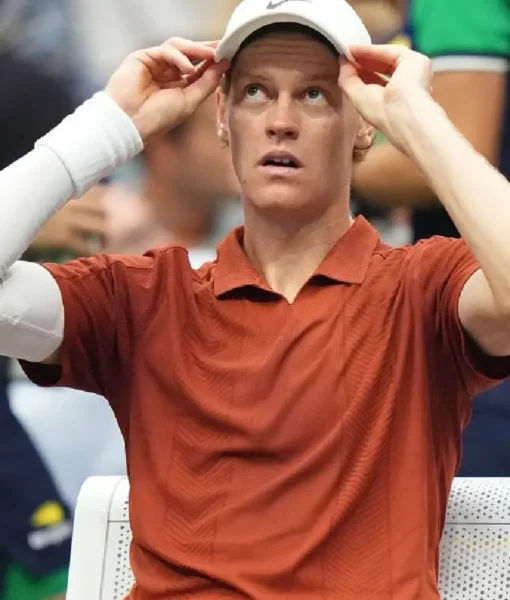 Jannik Sinner 2025 US Open Final Brown Shirt