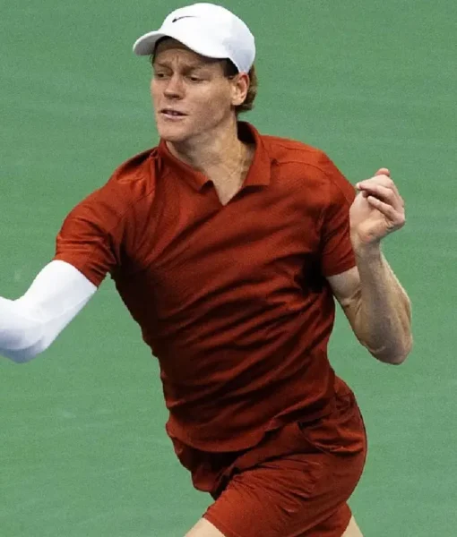 Jannik Sinner 2025 US Open Final Brown Shirt