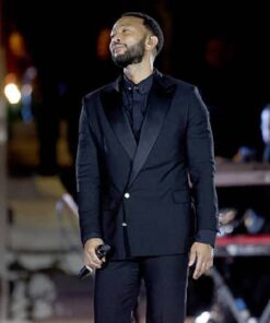 John Legend Grace For The World Concert Black Suit
