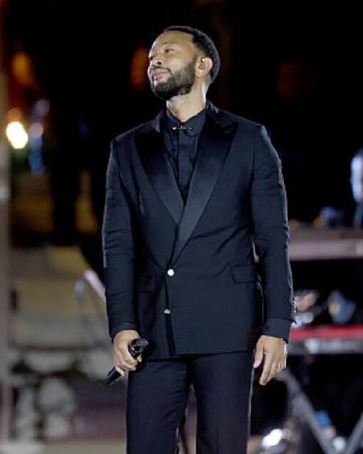 John Legend Grace For The World Concert Black Suit