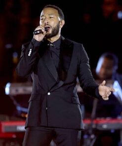 John Legend Grace For The World Concert Black Suit