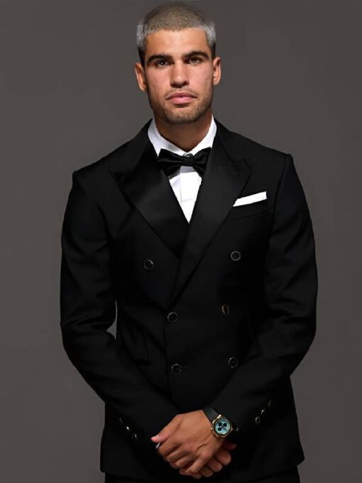 Laver Cup 2025 Carlos Alcaraz Black Suit