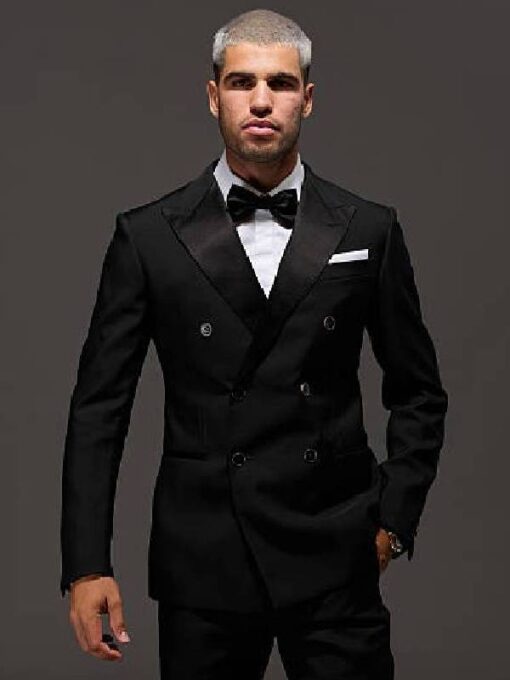 Laver Cup 2025 Carlos Alcaraz Black Suit