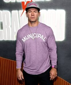 Mark Wahlberg Attends Netflix Canelo v Crawford Fight Sweatshirt