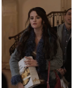 Only Murders in The Building Selena Gomez Grey Suede Jacket