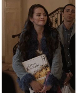 Only Murders in The Building Selena Gomez Grey Suede Jacket