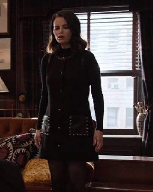 Only Murders in The Building Selena Gomez Studded Mini Dress