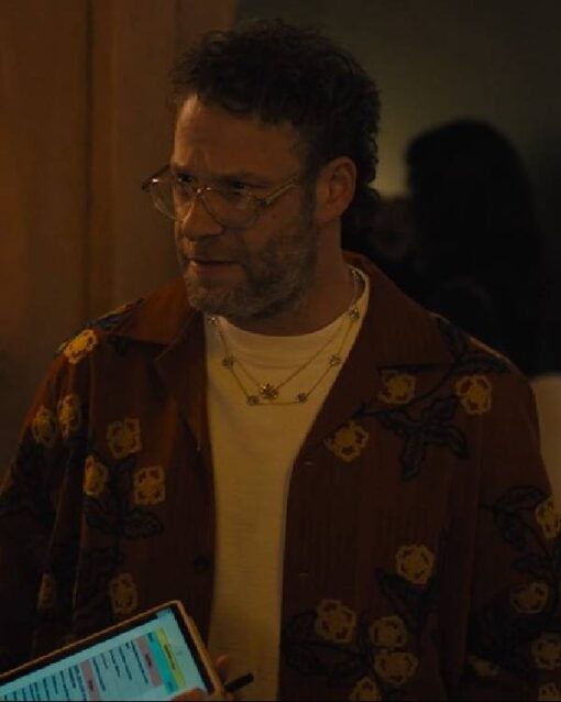 Platonic Seth Rogen Floral Pattern Shirt