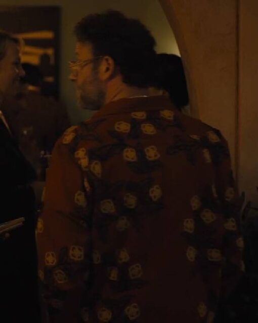 Platonic Seth Rogen Floral Pattern Shirt