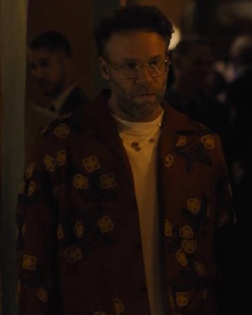 Platonic Seth Rogen Floral Pattern Shirt
