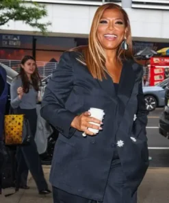 Explore must-have fashion items like Miranda Cosgrove's suede cropped jacket and the iconic Queen Latifah blazer for a stylish upgrade.