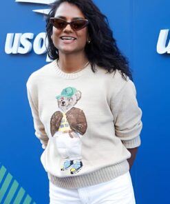 2025 US Open Tennis Championships Simone Ashley Bear Sweater