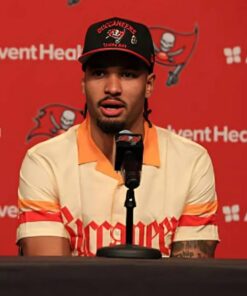 Tampa Bay Buccaneers Press Conference Emeka Egbuka Shirt