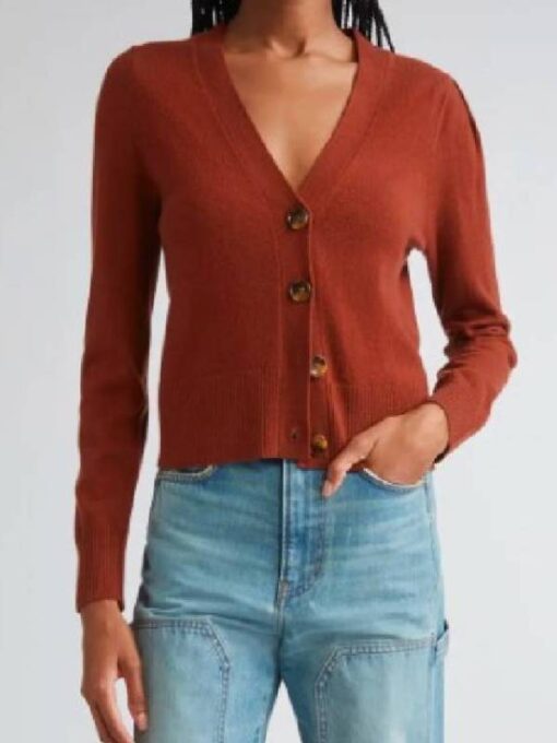 The View S29 Joy Behar Brown Cardigan
