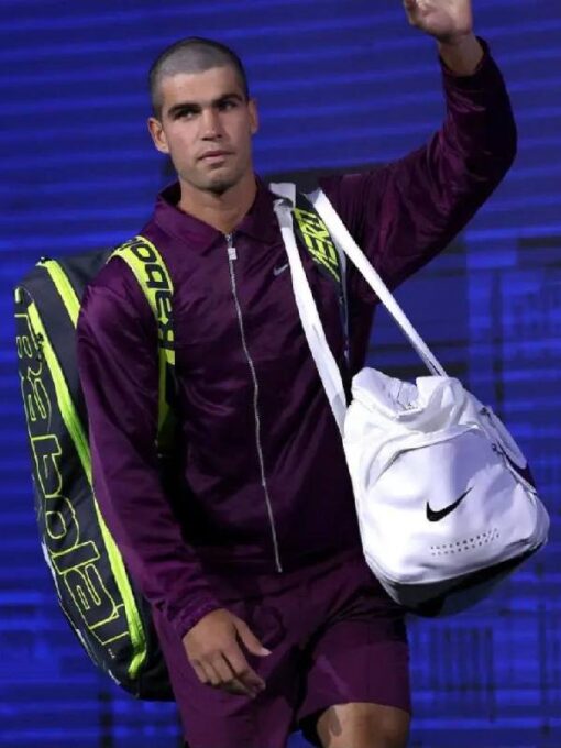 US Open 2025 Carlos Alcaraz Purple Jacket