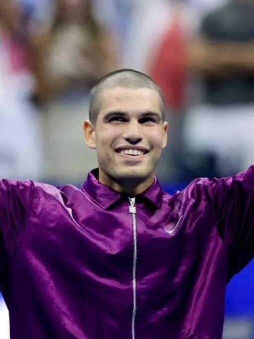 US Open 2025 Carlos Alcaraz Purple Jacket