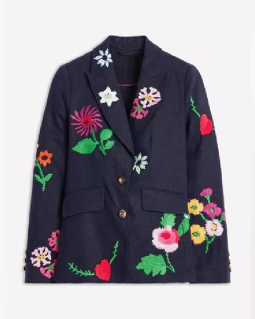Great British Bake Off Prue Leith Floral Print Blazer